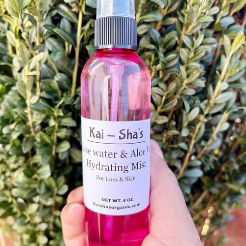 Loc Hydration Spray: Rose Water & Aloe Vera - All Natural (4 Oz) - Etsy