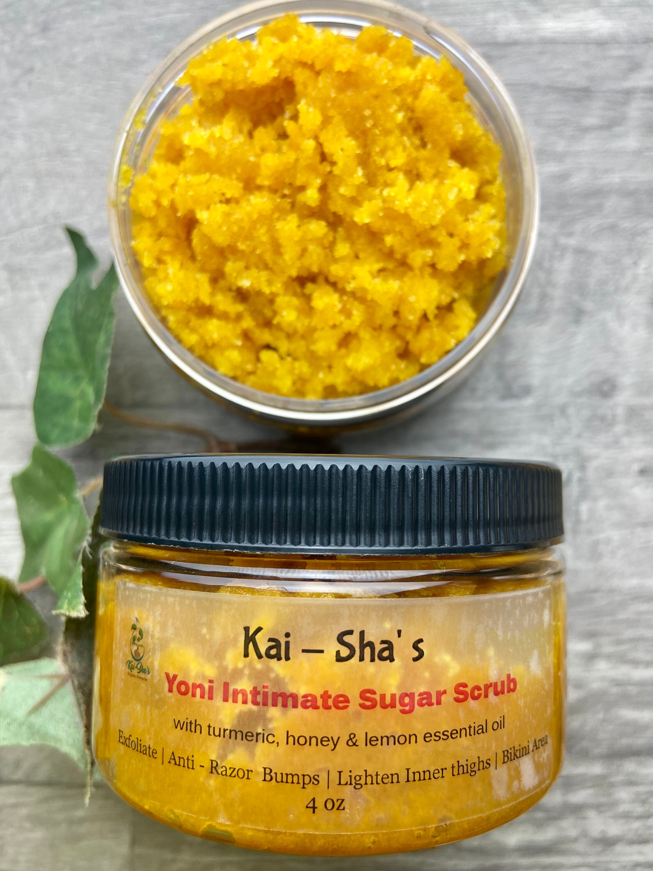 Intimate Turmeric & Honey Sugar Scrub Etsy