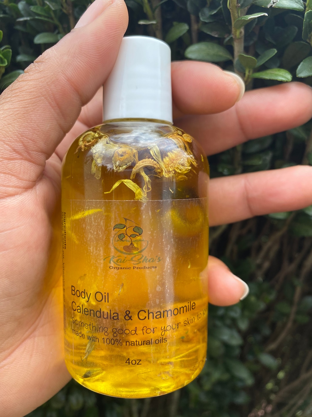 Chamomile Oil Body Oil for Eczema Soothing Skin Moisturizer Handmade