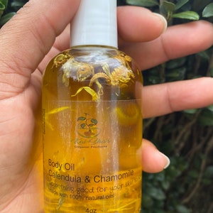 Chamomile Oil | Body Oil For Eczema | Soothing | Skin Moisturizer | Handmade With Love