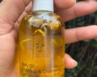 Chamomile Oil | Body Oil For Eczema | Soothing | Skin Moisturizer | Handmade With Love