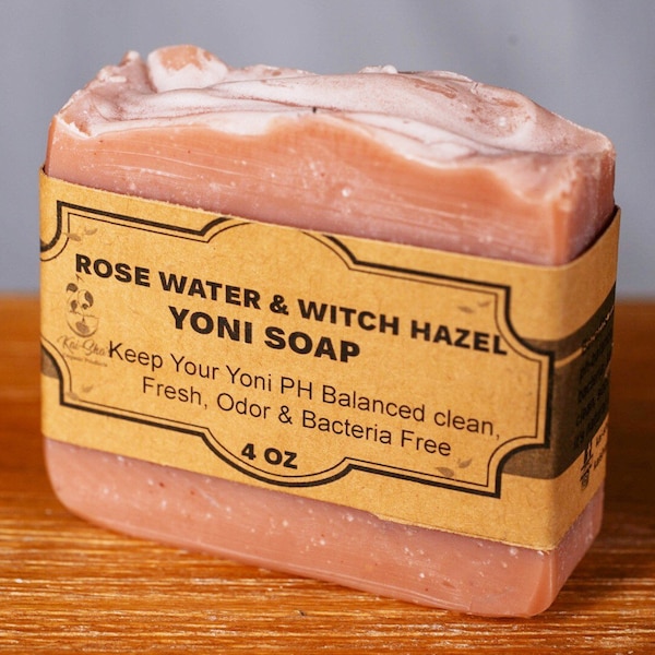 Rose water & Witch Hazel Yoni Soap | Natural Yoni Soap | Pure Yoni Soap | Natural 4 Oz