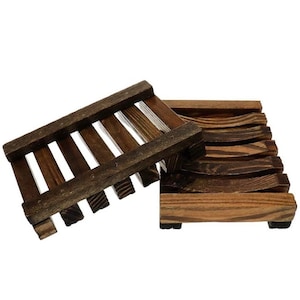 Wooden Soap Dish | Handmade | Soap Dish | Raw Wood | Hold 1 Soap | natural pine color
