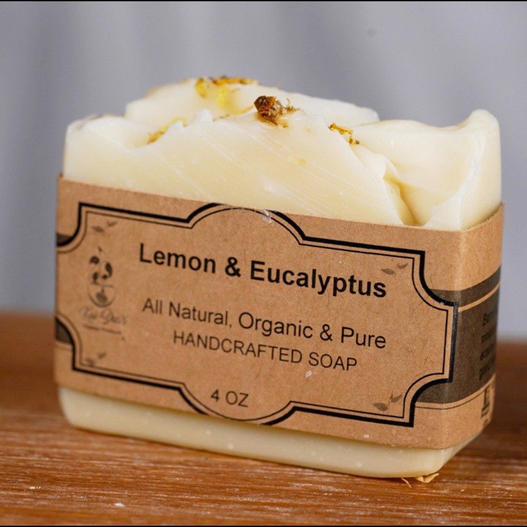 Eucalyptus Lemon Soap Handmade Natural Skin Soap - Etsy