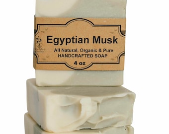 Egyptian Musk Soap | Natural Soap | Handmade Soap | Men Soap |