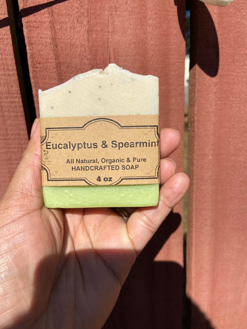 Eucalyptus Spearmint Soap: All Natural Handmade Soap - Etsy