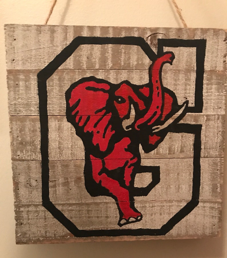 Gainesville High School Logo Wood Pallet Sign Etsy