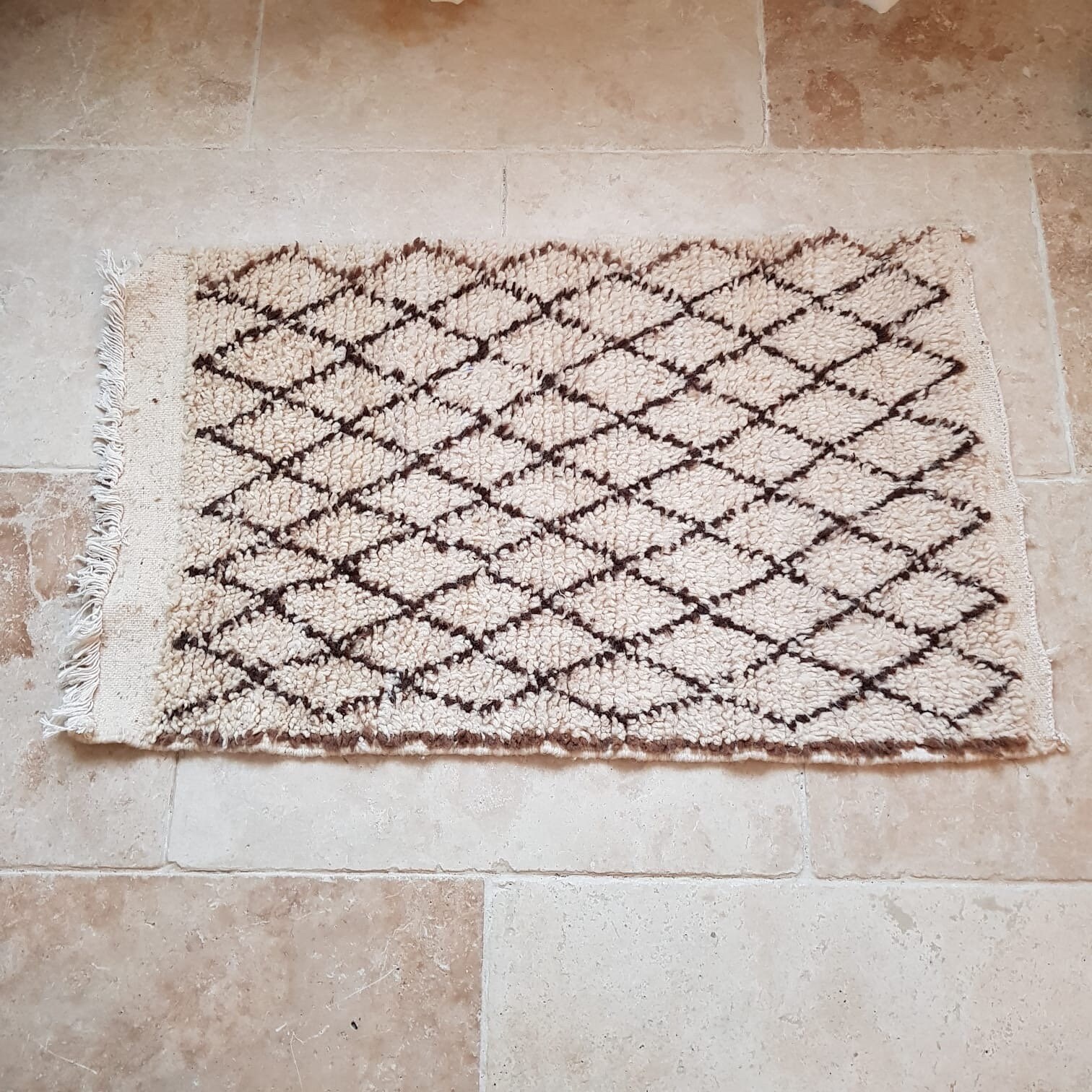 Tapis Beni Ouarain Marron