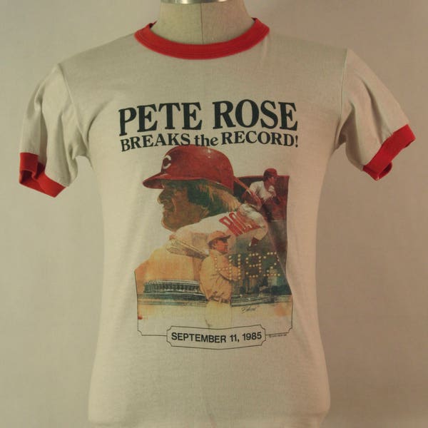 1985 Vintage Pete Rose ringer shirt