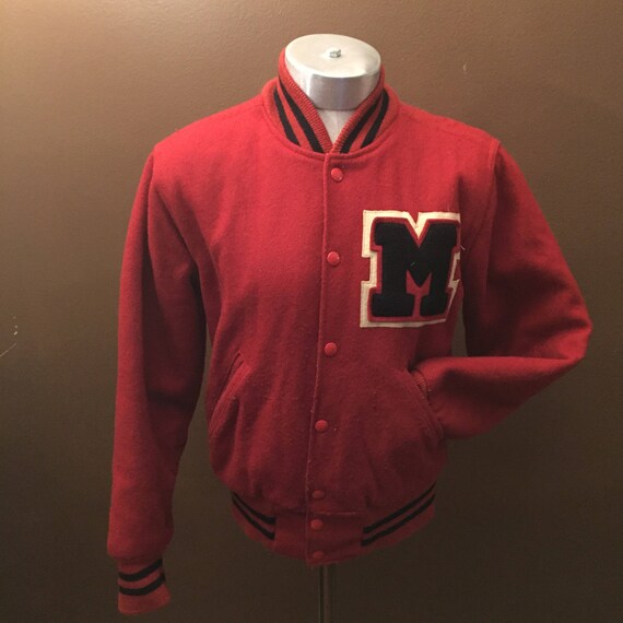 1970s vintage varsity jacket. Boys large/ women’s… - image 1