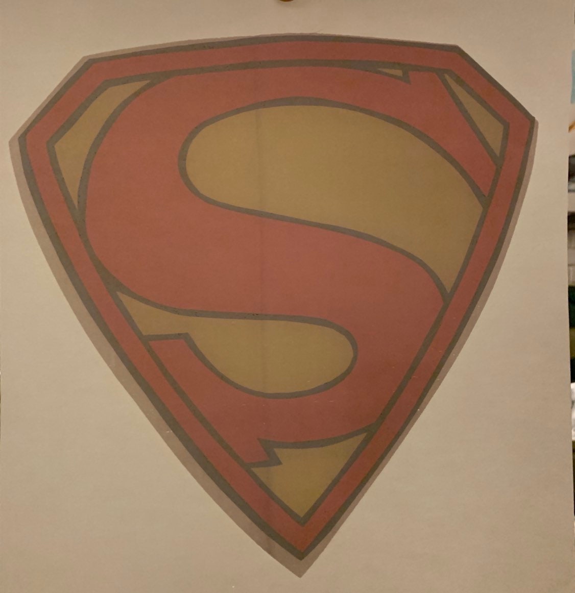 superman logo heat transfer