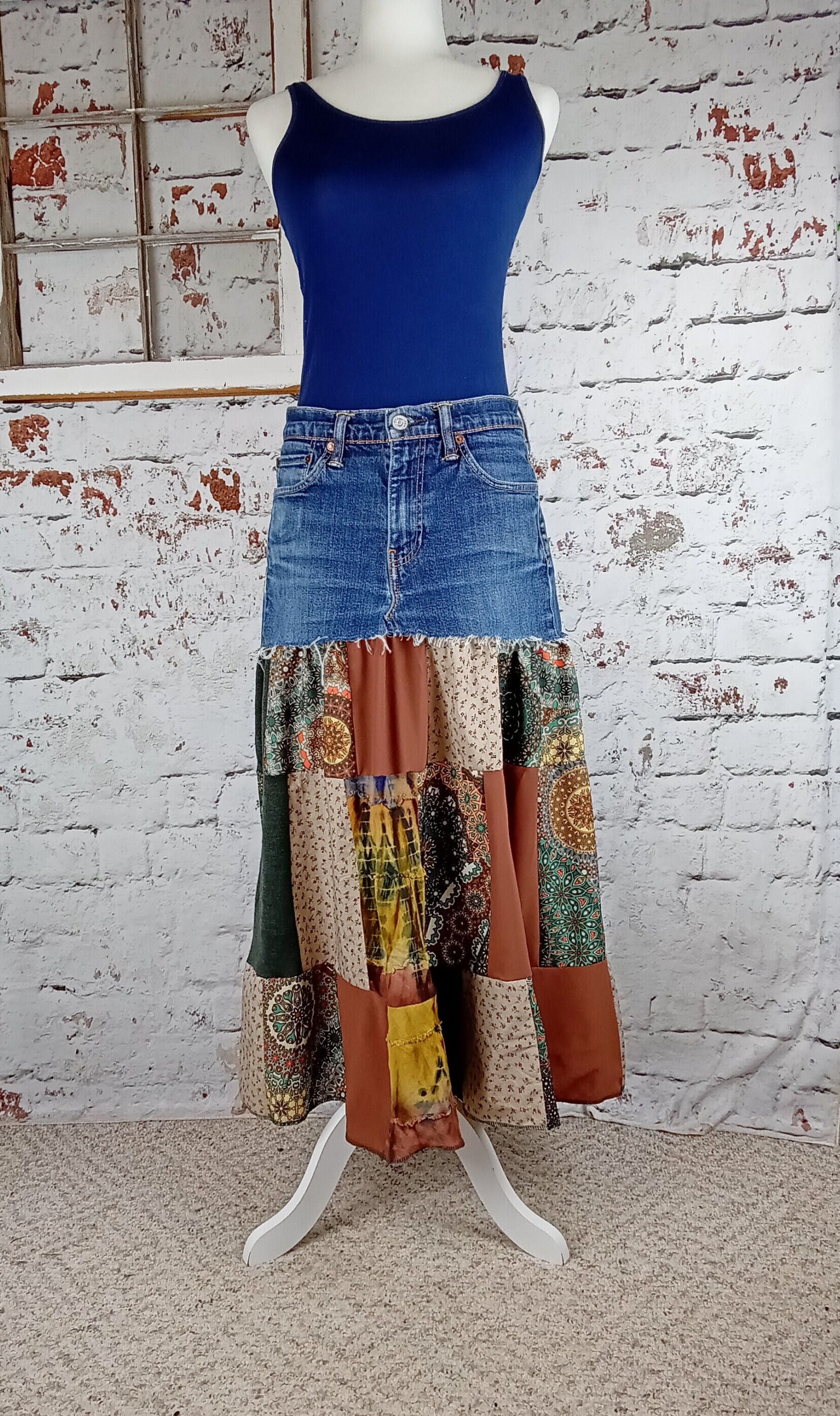 Levi's alternative top halfsies skirt