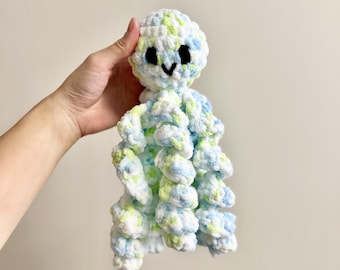 Pulpo de peluche para bebés prematuros, muñeco de UCIN para bebés, tejido a crochet, producto terminado hecho a mano