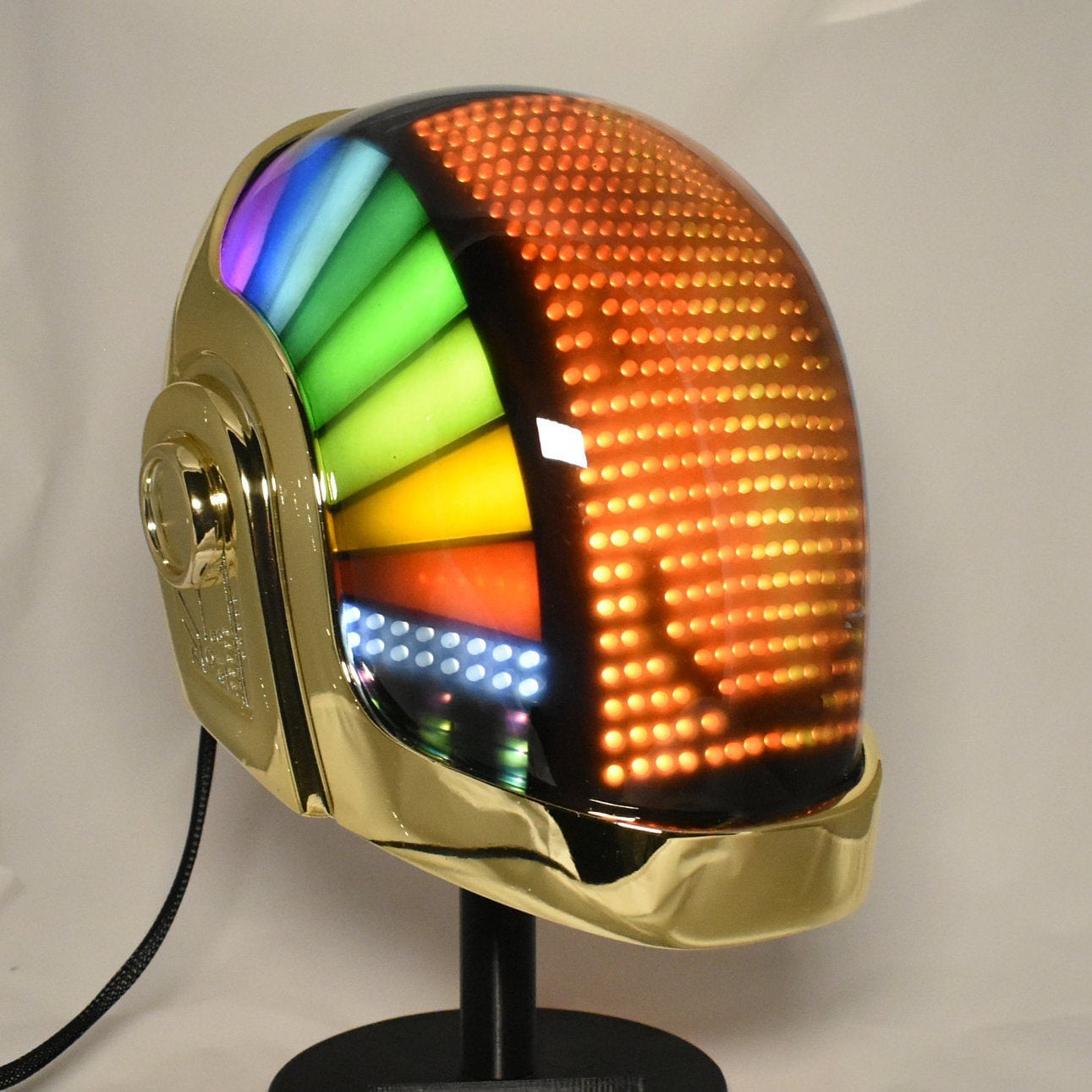 Daft Punk Guy Man MATRIX LEDS Chrome 