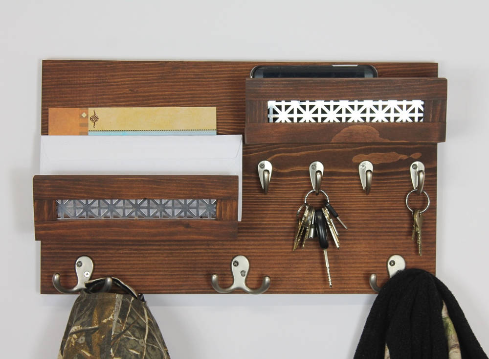 Entryway Organizer Mail Organizer Wall Organizer Key Holder Etsy
