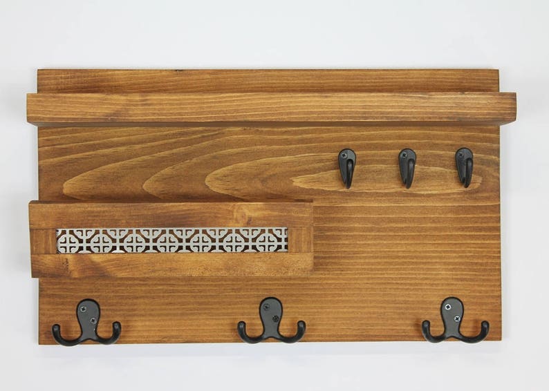 Entryway Organizer Wall Organizer Key Holder Coat Rack Etsy
