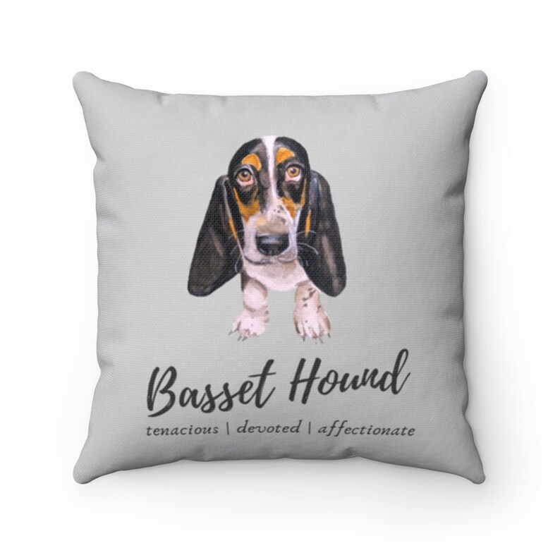 Basset Hound Mom Basset Hound Pillow Basset Hound Decor Basset Hound Basset Hound Gift