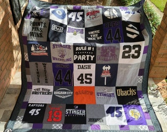 tshirt blanket etsy