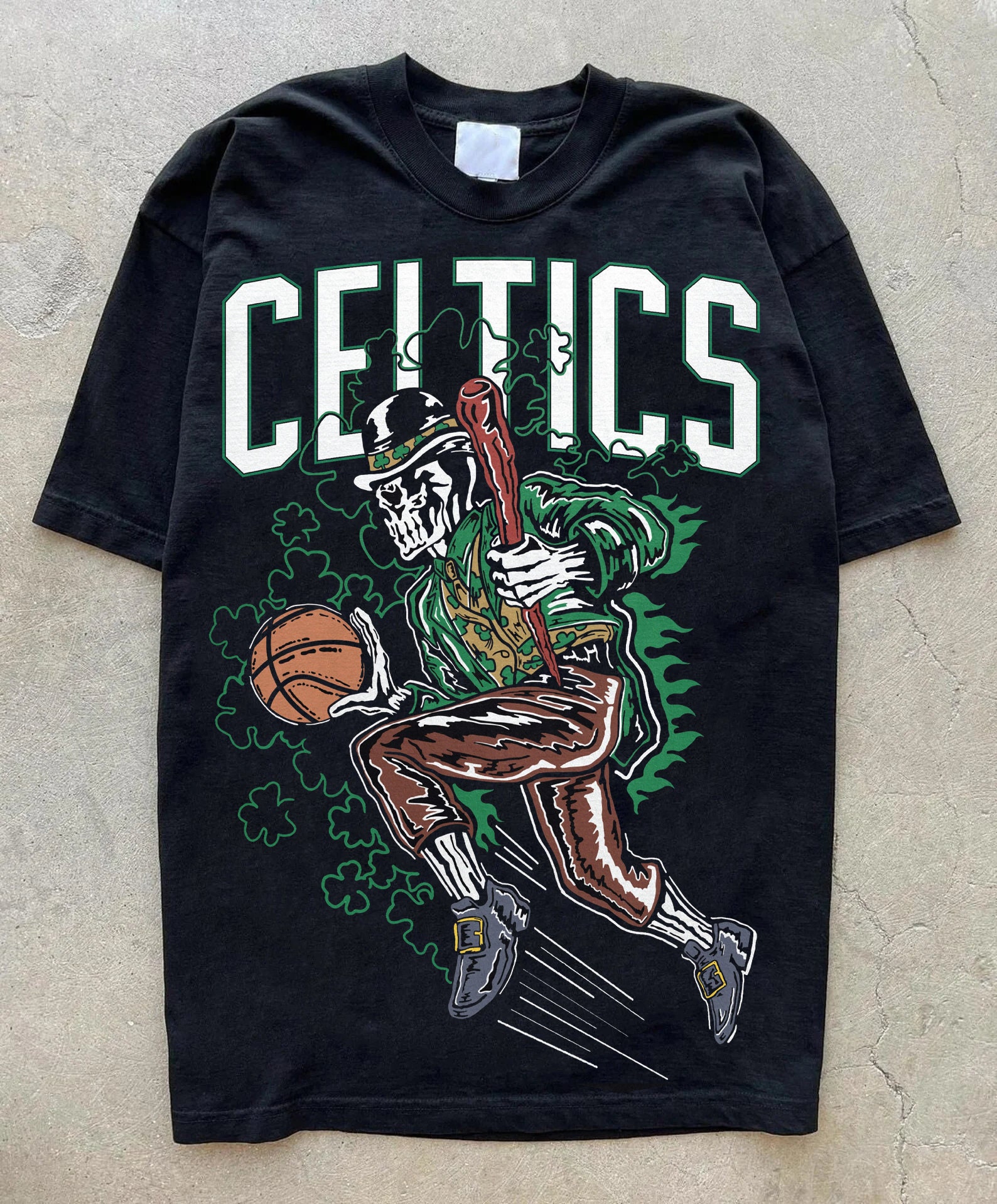 Vintage Boston Celtics Green Stuff Salem Sportswear Shirt Size Large –  Yesterday's Attic