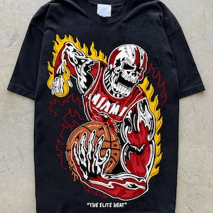 Retro 80s 90s NBA Player Miami Heat Jimmy Butler T Shirt, Miami Heat  Vintage T Shirt - Allsoymade
