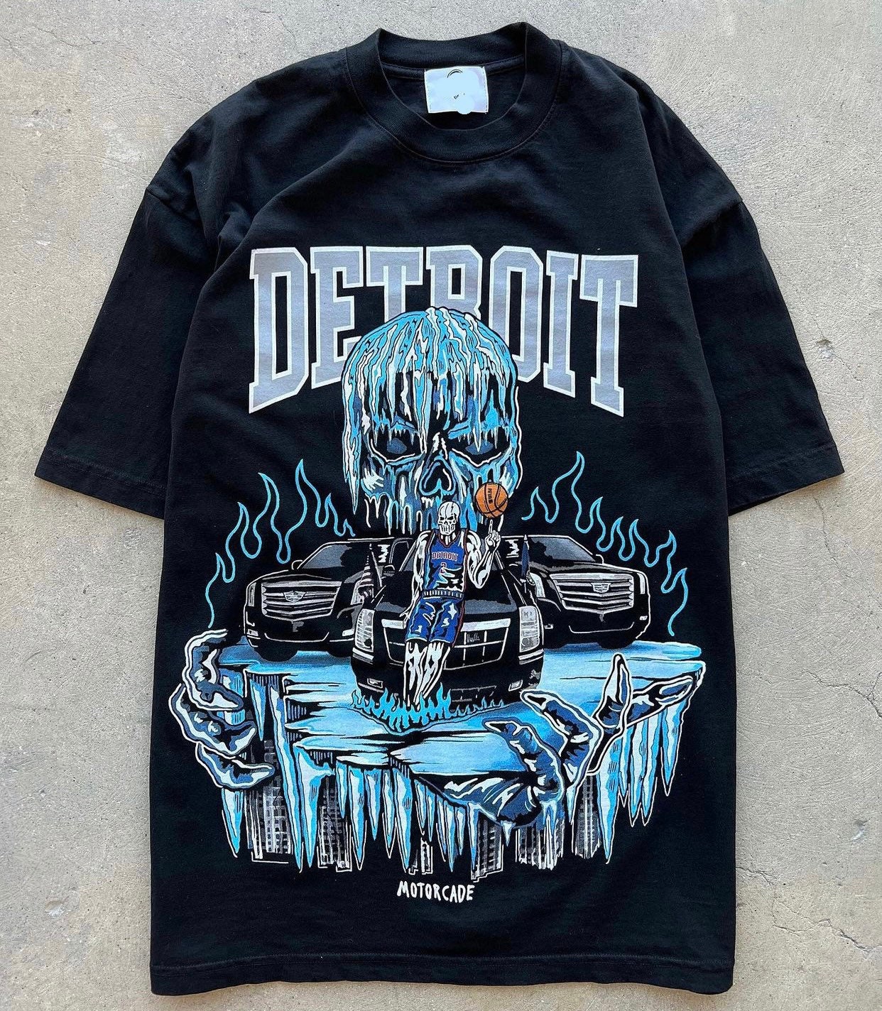 Warren Lotas X Detroit Motorcade T-shirt NBA -  Canada