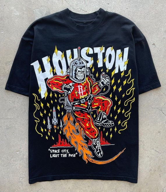 Tops, Vintage Warren Lotas Houston Rockets Houstontexas Space City  Basketball Shirt