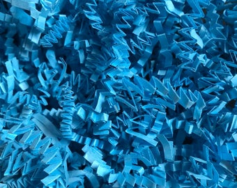 light blue gift basket