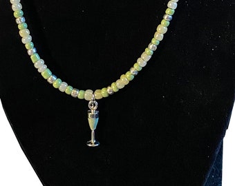 Green Cocktail Necklace