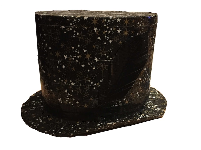 Stars Duct Tape Top Hat