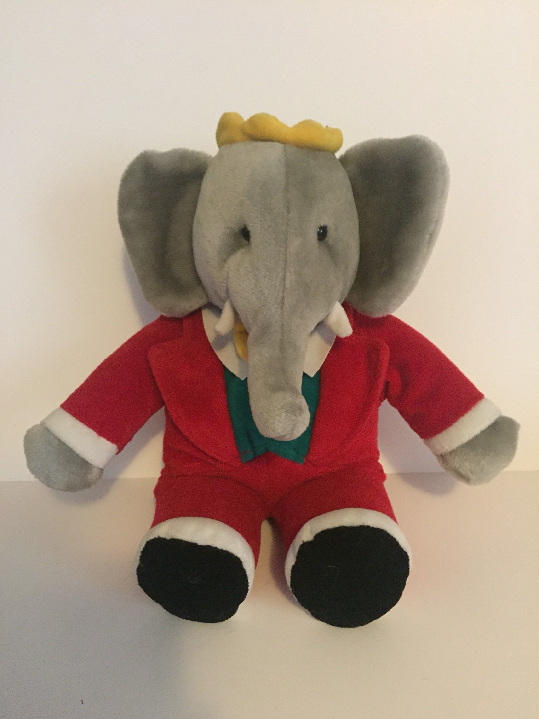 Babar stuffed animal Clearance
