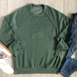 Bella and Canvas Plain Blank Unisex Fleece Sweatshirt