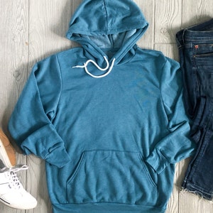 Bella and Canvas Unisex Fleece Hoodie Sweatshirt