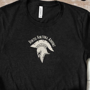 Fortis Fortuna Adiuvat Fortune favors the bold tattoo Veteran soldier fathers day gift Unisex Jersey Short Sleeve Tee T-Shirt