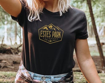 Estes Park Colorado Rocky Mountains National Park Unisex Jersey Short Sleeve Tee T-Shirt