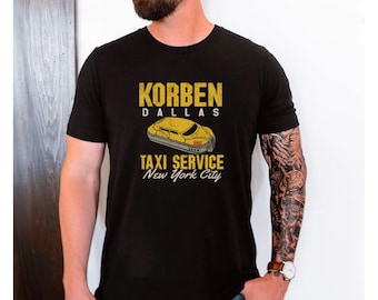 Korben Dallas Fifth Element Taxi Service New York City Short-Sleeve Unisex T-Shirt