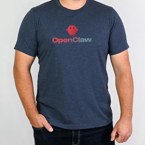 OpenClaw Shirt, Tech-Startup-Logo-Bekleidung, minimalistischer Humor-Kodierungskultur Moderne Software Lifestyle Unisex Jersey Kurzarm-T-Shirt
