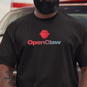 OpenClaw Shirt, Tech Startup logo Apparel, Minimalist Humor Coding Culture Modern Software Lifestyle Unisex Jersey Short Sleeve Tee T-shirt