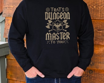Funny Dungeon Master shirt Thats DM to you RPG tabletop gamer gift for him DND D20  Unisex Hoodie Hooded Sweatshirt