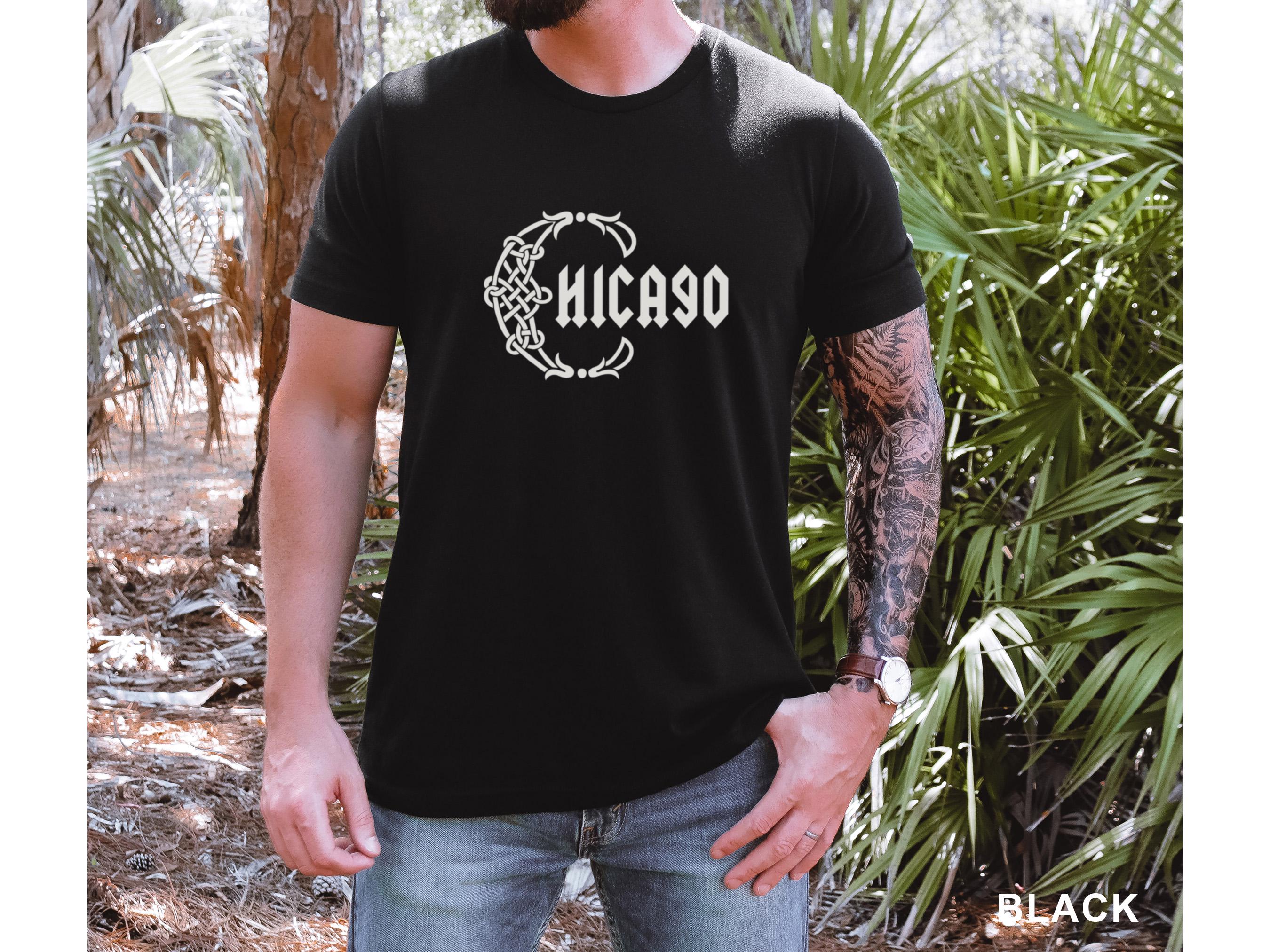 Maglietta Chicago West Side Irish Con Nodo Celtico - Per St Patrick's Day E Non Solo