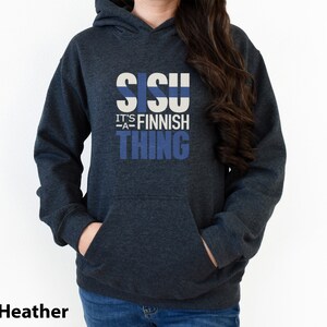 Sisu Suomi Finnish Finland Pride thing Nordic heritage graphic shirt Unisex Hoodie Hooded Sweatshirt image 5