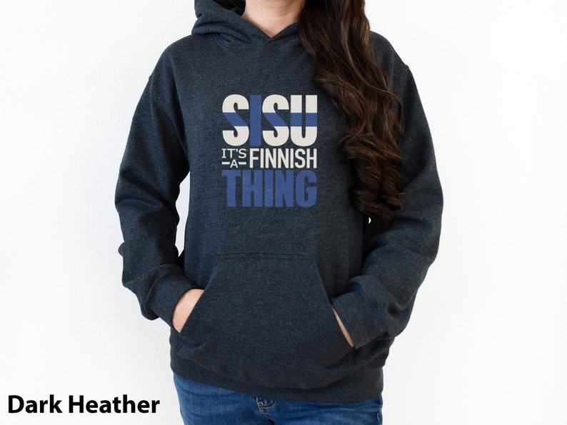 Sisu Suomi Finnish Finland Pride thing Nordic heritage graphic shirt Unisex Hoodie Hooded Sweatshirt image 5