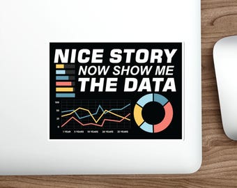 Lustiger Tech Daten Wissenschaftler, Software Engineer, Büro Geschenk, Vinyl Indoor Outdoor Laptop Wasserflasche Auto Wasserdichter Stanzaufkleber