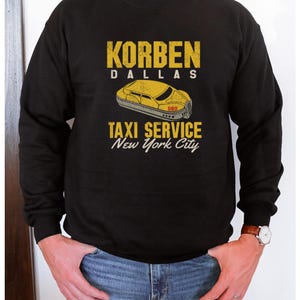 Korben Dallas Fifth Element Taxi Service New York City Unisex Crewneck Sweatshirt