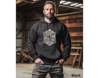 What Doesn't Kill You Gives You XP DND Dungeon Master gift, Game Night, Tabletop games, Unisex Hooded Sweatshirt Hoodie