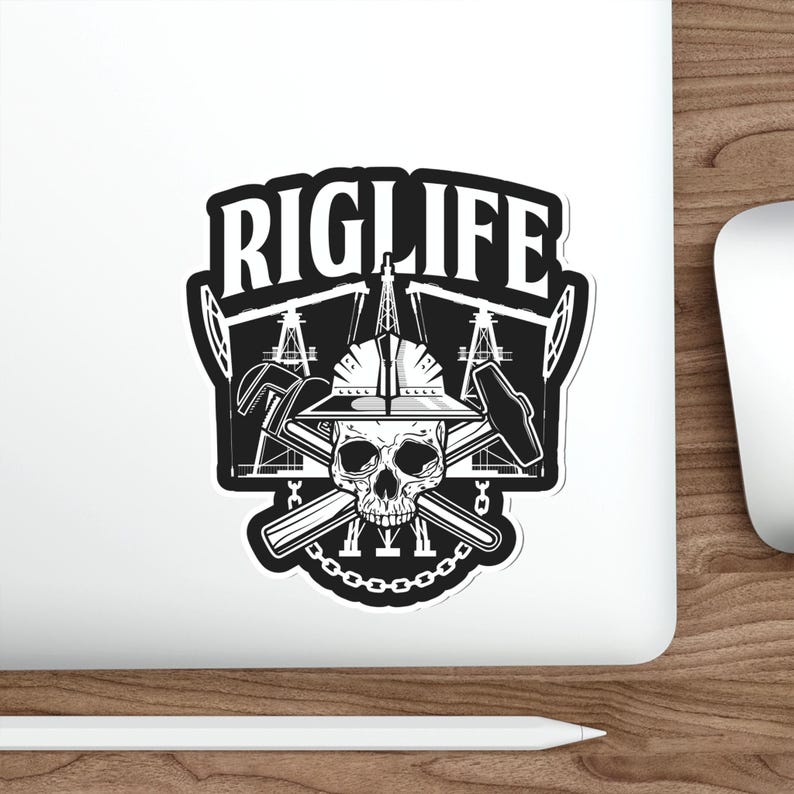 Oil Rig Worker Oilfield Rough Neck Rig Life Indoor Outdoor Laptop Water ...