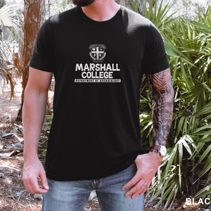 Marshall College Fathers Day Gift Idea Unisex Jersey Short Sleeve Tee T-Shirt