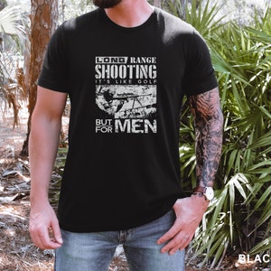 Long range shooting sport 2nd amendment Veteran rifle shooting Unisex Jersey Short Sleeve Tee T-Shirt