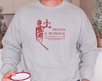 Nelson and Murdock Law Offices New York City Unisex Crewneck Sweatshirt