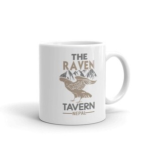 Kubek z motywem filmów z lat 80. w stylu retro The Raven Tavern Pomysł na prezent na Dzień Ojca zdjęcie 2