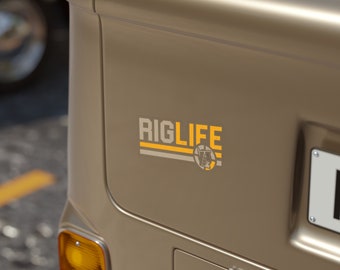 Rig Life Transparent Outdoor Stickers, Die-Cut, 1pcs